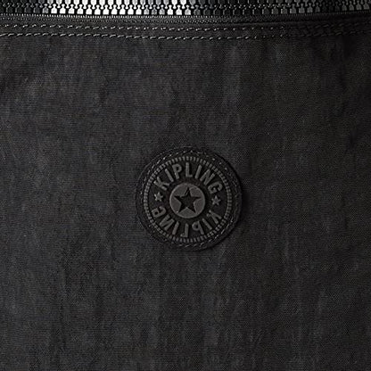 Kipling Women's Supertaboo Drawstring Bag, Strong, Colorful, Convenient, Polyamide bag - color: True Black, size: 15.5''L x 17.75''H x 0''D