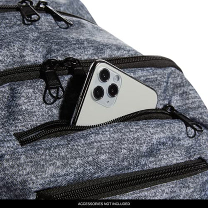 adidas Foundation School Backpack 38L - color: Jersey Onix Grey/Black
