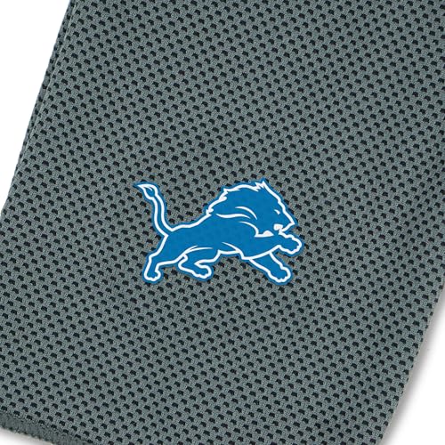 Northwest NFL Detroit Lions Cooling Towel, 12" x 40", Charcoal - color: Detroit Lions
