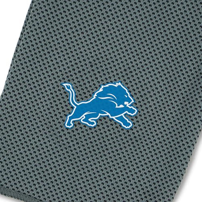 Northwest NFL Detroit Lions Cooling Towel, 12" x 40", Charcoal - color: Detroit Lions