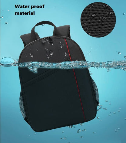 Digital DSLR Camera Waterproof Sling Backpack Shoulder Bag For Unisex Hiking Traveling Red - color: Red