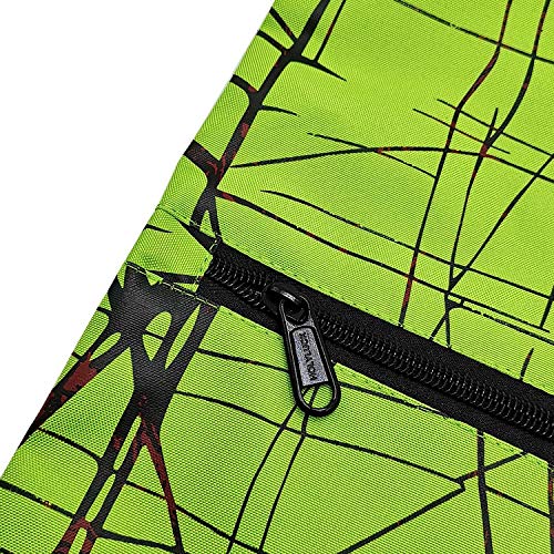 HOLYLUCK Drawstring Backpack Bag Sport Gym Sackpack - color: Metallic-green