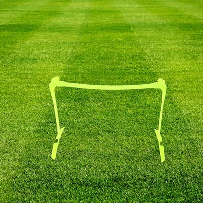 Cabilock Adjustable Foldable Soccer Training Hurdle – Green Agility Hurdles for Speed and Coordination Drills, Football Equipment for Athletic Agility Training