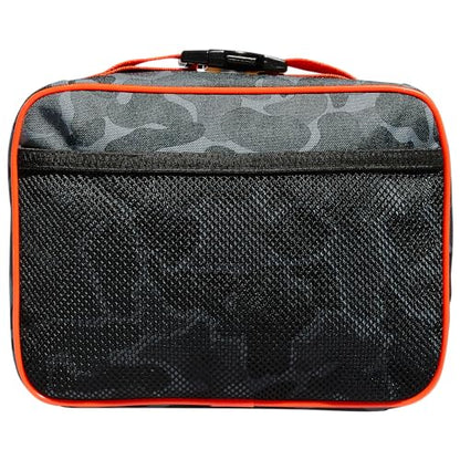 adidas Foundation Insulated Lunch Bag for men and women - color: Nomad Camo Grey/Solar Gold/Solar Red