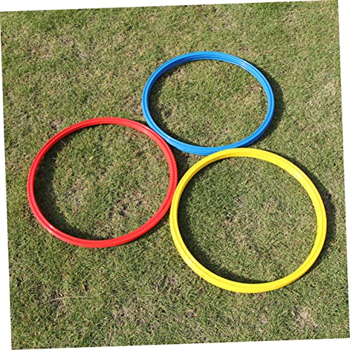 Soccer Agility Rings Set 9pcs Training Equipment for Football Basketball Abs Material