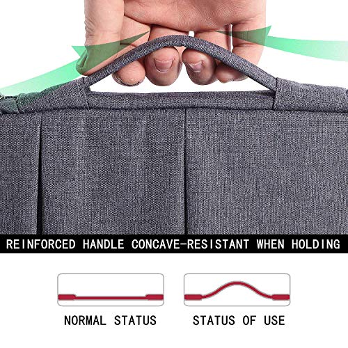 Voova Laptop Sleeve Carrying Case 14 15 Inch Compatible with MacBook Air 15 M2/M3/M4 2022-2025, MacBook Pro 15, Hp Chromebook 14, Waterproof Slim Computer Cover Bag,Grey - color: Grey, size: 14-15 Inch