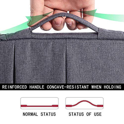 Voova Laptop Sleeve Carrying Case 14 15 Inch Compatible with MacBook Air 15 M2/M3/M4 2022-2025, MacBook Pro 15, Hp Chromebook 14, Waterproof Slim Computer Cover Bag,Grey - color: Grey, size: 14-15 Inch
