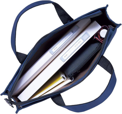 LIHITLAB LAB Slim Pen/Pencil Pouch, Wide, 0.7 × 5.5 × 8.5 Inches, Black (A7653-24) - color: Black, size: 0.7 × 5.5 × 8.5 Inches