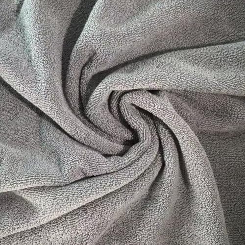 100% Cotton Hand Towel Set of 4, Oversized Ultra Soft Luxury Towels, Thick Plush, Absorbent Heavyweight, Guest Bath, Hotel, Spa, Home Bathroom, Shower,20" x 40" (Grey) - color: Grey