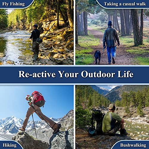 TheFitLife Nordic Walking Trekking Poles - 2 Sticks with Anti-Shock and Quick Lock System, Telescopic, Collapsible, Ultralight for Hiking, Camping, Mountaining, Backpacking, Walking, Trekking - color: Purple