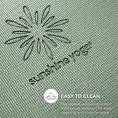 Voyage Yoga Mat, 6 Pack, 72" x 24" Professional Studio and Gym Bulk Yoga Mats, 5mm Thick, Durable, Anti-Tear, Non Slip Fitness and Exercise Mats - color: Sage