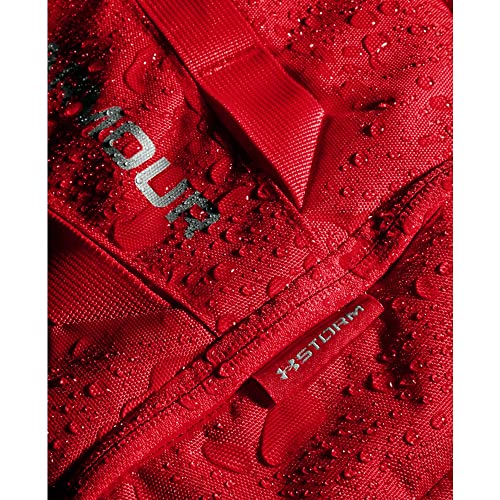 Under Armour Unisex Hustle 5.0 Backpack - color: Red (600)/Silver