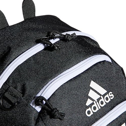adidas Creator School Backpack for Girls & Boys — Durable Bookbag - color: Black/White