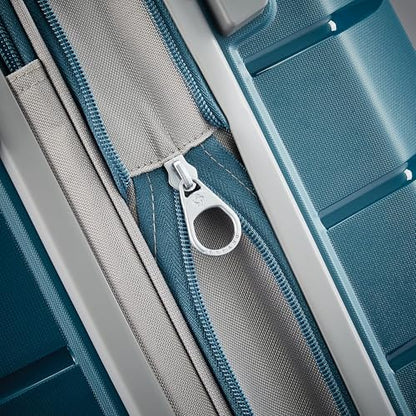 Samsonite Freeform Hardside Expandable with Double Spinner Wheels, Checked-Large 28-Inch, Dark Teal - color: Dark Teal, size: Checked-Large Spinner