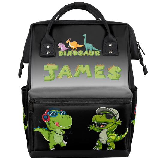 Diaper-Bag-Backpack for Baby Customized Dinosaur Baby Bag as Gifts for New Dad Mom Nappy-Backpack for Newborn-Gifts - color: Color 16