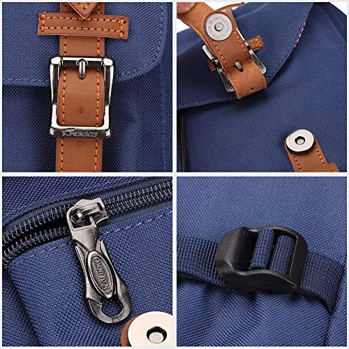 KAUKKO Unisex Ep5 Backpack, (Nblue 2pcs), 45 x 27 x 17cm (HxBxT), Minimal - color: (Nblue 2pcs), size: Large