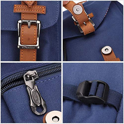 KAUKKO Unisex Ep5 Backpack, (Nblue 2pcs), 45 x 27 x 17cm (HxBxT), Minimal - color: (Nblue 2pcs), size: Large