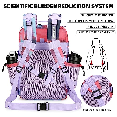 45L Military Tactical Backpack Hiking Backpacks Tactical Gear Camo Back Pack Army Molle Bag Rucksack Fitness Daypack - color: Nebulacamo