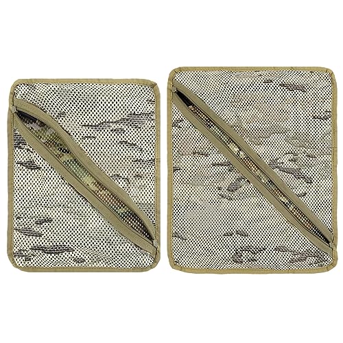 PETAC GEAR Tactical Storage Mesh Pouch Set,Insert Modular Utility Admin Pockets,Travel Organizer EDC Bag - color: MC