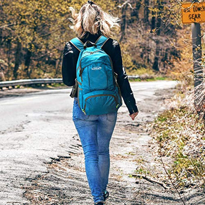 G4Free 40L Lightweight Packable Hiking Backpack, Waterproof Travel Daypack - color: Blue
