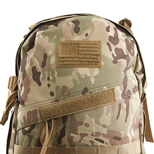 Highland Tactical Stealth Heavy Duty Tactical Backpack Backpack, CAMO - color: Camo