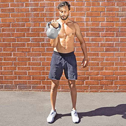 ProsourceFit Vinyl Coated Cast Iron Kettlebells for Full Body Fitness Workouts - size: 40.0 Pounds