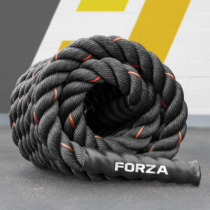 METIS Battle Ropes – Durable Fitness Ropes for Strength Training, 30ft/40ft/50ft Options – Ideal for Home Workouts & Gyms with Anti-Fray Handles - size: 50ft, style: 1.5 inch