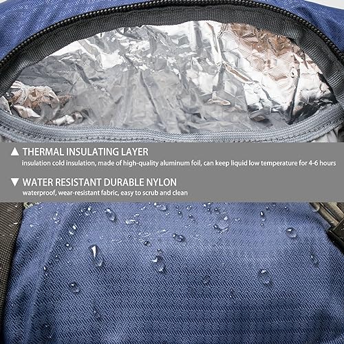 Water Backpack Hydration Backpack with Bladder Lightweight & Waterproof Hydration Pack for Hiking, Cycling, Running,Climbing Outdoorer ,Gift for dad - color: BLUE