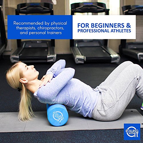 Rolling With It Foam Roller with High Density for Physical Therapy, Muscle Roller for Exercise and Muscle Recovery, Eco-Friendly Back Roller, Firm and Smooth Surface Massage Roller, Select Your Size - size: 13 x 6 Inch