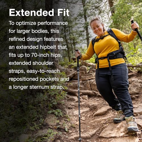 Osprey Tempest 33L Women's Lightweight Hiking Backpack - Daypack for Travel & Camping, Black/Coal Grey,Extended Fit - color: Black/Coal Grey, size: 33L - Extended Fit