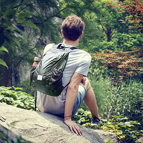 Naturehike 18L Lightweight Hiking Backpack, Waterproof Camping Packable Backpack Ultralight for Travel, Airplane, Small Hiking Daypack for Adults, Grey - color: Grey
