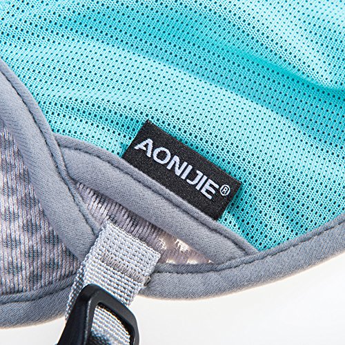 AONIJIE Hydration Vest Pack Backpack 5L 5.5L Marathoner Running Vest Race Hydration for Women and Men Trail Run Hiking Jogging - color: Mint Green and No Water Bladder