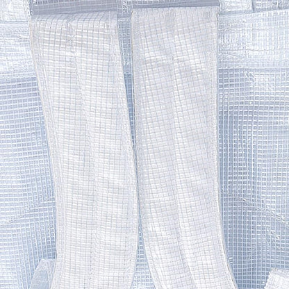 16.5 ”Anti-static clear pvc backpack,cleanroom engineer tool bag full cover pvc for put computer tool working in clean room, semiconductor industry - color: One Piece White Large