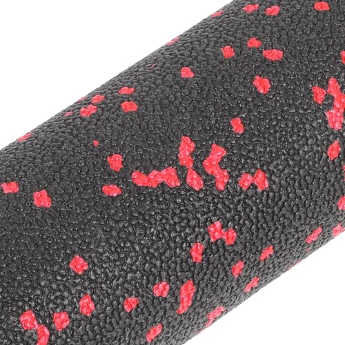Compact Foam Roller Muscle Release Massager Hollow Portable Red Foam Roller for Body Rolling Fitness and Travel