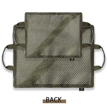 PETAC GEAR Tactical Storage Mesh Pouch Set,Insert Modular Utility Admin Pockets,Travel Organizer EDC Bag - color: Ranger Green