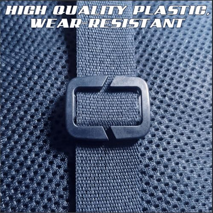 4 Pcs Backpack Strap Clips 1 Inch Detachable Webbing Buckle Nylon Shoulder Strap Holder Backpack Bag - color: Navy Blue