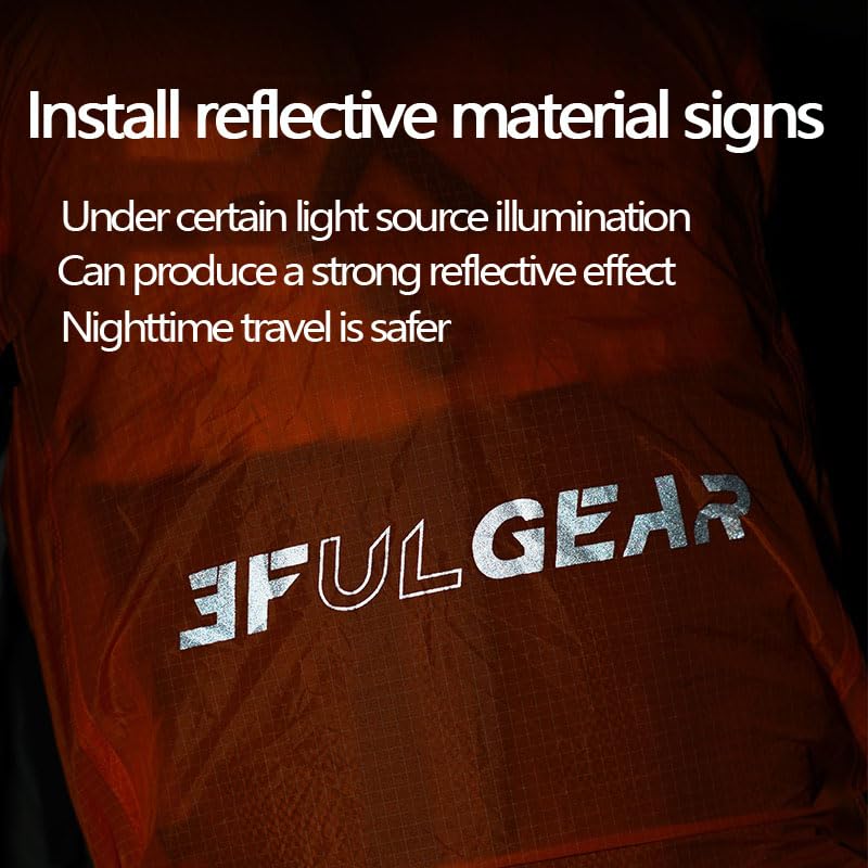 3F 20-85L backpack rain cover, waterproof, dustproof, wear-resistant, tear resistant outdoor hiking backpack cover (blue-L) - color: Blue-l