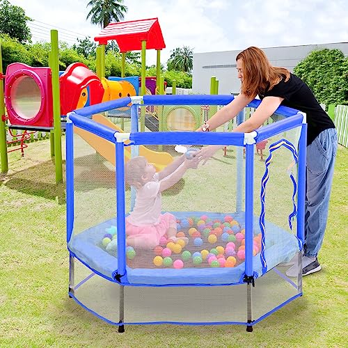 Trampoline, Portable Foldable Trampoline in-Home Mini Rebounder with Adjustable Handle, Exercise Trampoline for Adults, 40" Max Load 330lbs