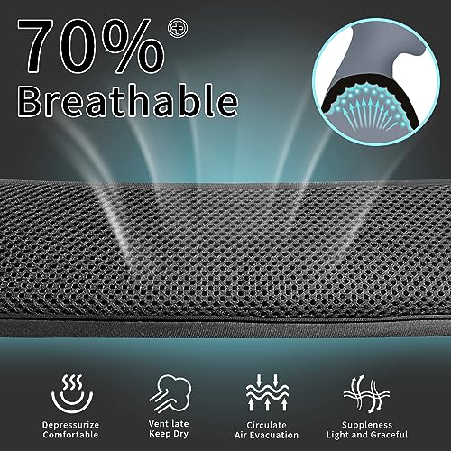 FIEIL 2 Pack Universal Shoulder Strap Pad, Breathable Backpack Pad for Shoulder Bags, Cushion Pads, Guitar Pads, Comfortable Replacement Shoulder Pads Help Relieve Shoulder Pain - size: Sandwich Mesh