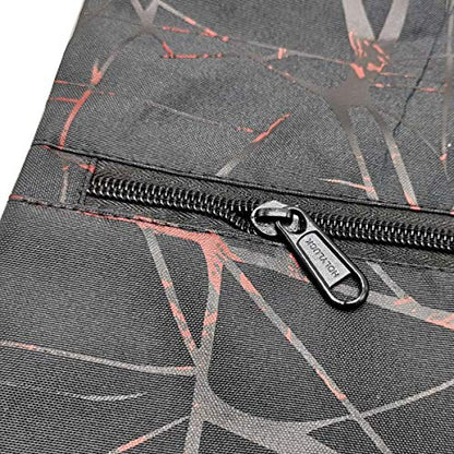 HOLYLUCK Drawstring Backpack Bag Sport Gym Sackpack - color: Metallic-black