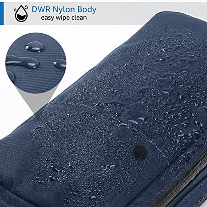Purevave Compact Mens Toiletry Travel Bag Hanging, Mens Dopp Kit for Travel Waterproof, Wash Pouch Blue - color: Blue