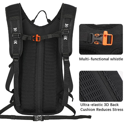 Hydration Backpack,Lightweight Hiking Backpack with 2L Water Bladder,Water Backpack for Biking, Running, Festival