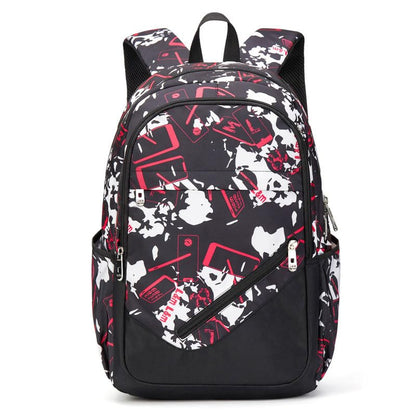 Travel Laptop Backpack, Business Slim Sturdy Water Resistant School Backpack, Gift for Men & Women, Fits 15.6 Inch Notebook - color: Tech Red