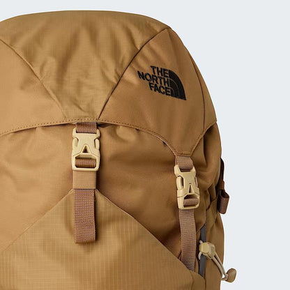 The North Face Terra 65 Backpack - Unisex Hiking Pack, Cinch-Top Opening with Zipper, Pole & Ice Axe Attachments, Utility Brown/Khaki Stone, Small/Medium - color: Utility Brown/Khaki Stone, size: Small-Medium