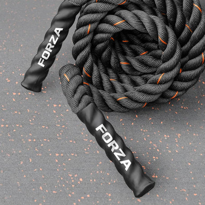 METIS Battle Ropes – Durable Fitness Ropes for Strength Training, 30ft/40ft/50ft Options – Ideal for Home Workouts & Gyms with Anti-Fray Handles - size: 30ft, style: 1.5 inch